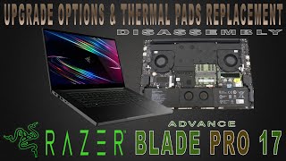 RAZER BLADE Pro 17 Advanced  DisassemblyTeardown  UPGRADE OPTION  TakeThatScrewOut [upl. by Azne]