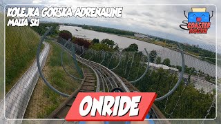 Kolejka Gorska Adrenaline  Malta Ski  Wiegand Alpine Coaster in Posen  POV [upl. by Ellicul]