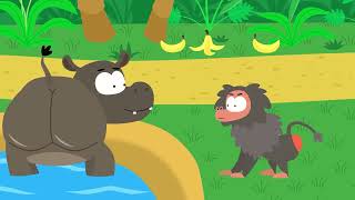 Baboon song  Meow Meow Kitty 😸 Kids Songs  Nursery Rhymes [upl. by Ioj]