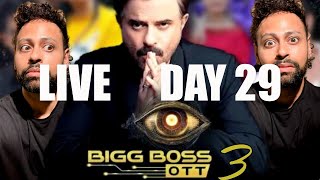 Bigg Boss OTT 3 Day 29 LIVE with VJ Andy [upl. by Nongim685]