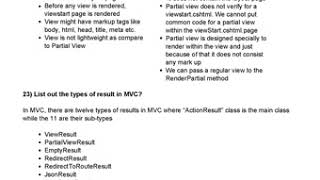 Top 31 ASPNET MVC Interview Questions amp Answers [upl. by Buxton]