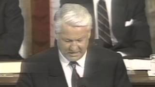 Boris Yeltsin Histroic Address to US Congress [upl. by Fredericka666]