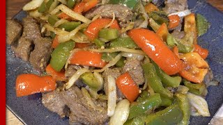 Air Fryer Steak Fajitas Recipe [upl. by Dine]