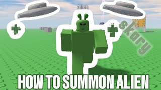 How to summon ALIENS in ROBLOX ELECTED ADMIN \ Tutorial [upl. by Gilba858]