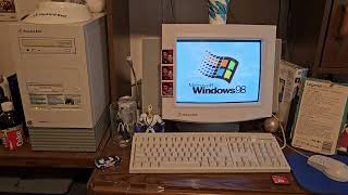 quotUpgradingquot the Packard Bell Legend 822CDT to Windows 98 Packvember [upl. by Ayokal]