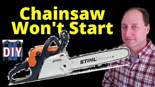 Stihl Chainsaw Wont Start  The Reason Why Surprised Me [upl. by Neyugn535]