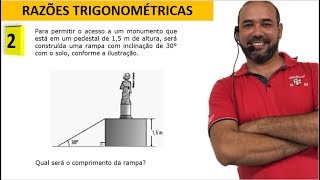 EXERCÍCIO 2  Razões Trigonométricas prof Dirceu [upl. by Eanrahs]