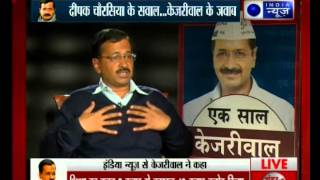 Arvind Kejriwals Exclusive Interview with Deepak Chaurasia on India News [upl. by Esinal]