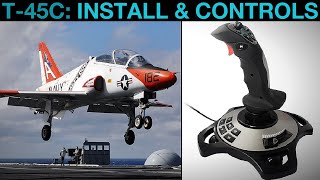 T45C Goshawk Download Install amp Controls Setup Tutorial  DCS WORLD [upl. by Obola]