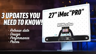 TERRIBLE NEWS about the upcoming NEW 27” iMac Pro [upl. by Eatnod]