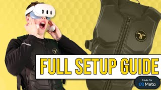 How to use your bHaptics TactSuit with any game on your Meta Quest  Official Setup Tutorial [upl. by Ecnerrat]