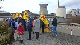 Atomkraftwerk Grundremmingen Block B geht vom Netz [upl. by Vinia]