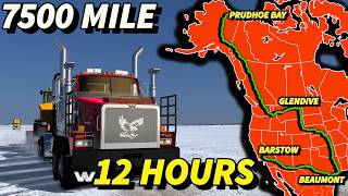 Longest Trip  Ultimate 7500Mile Trucking Adventure Across 15 States in American Truck Simulator [upl. by Hank202]