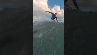 Surfing with Insta360 X4 insta360 surfing actioncamera surf [upl. by Ennasirk]