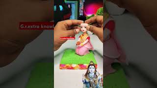 Shivji or Parvati ji making with clayclayactivity craft  clayartcreations  claymitti [upl. by Mossberg]