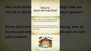 How to learn German fast learngerman easygerman deutsch deutschlernen germanlanguage german [upl. by Filmore]