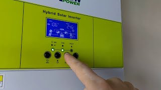 10 Instrukcja Obsługi Inverter Offgrid Easun SMGII 55kW  omówienie ustawień [upl. by Artemed]