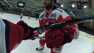 Red Bulls Player´s Perspective  Job of an Ice Hockey Defender  POV [upl. by Goldarina]