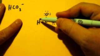 Lewis Dot Structure of HCO2 Formate Ion [upl. by Buine]