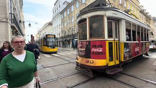 Elétricos de Lisboa  Straßenbahn Lissabon  Trams in Lisbon  Lisszaboni villamos [upl. by Hserus]