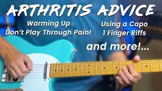 Arthritis Advice  EASY changes to help you keep playing guitar [upl. by Llesirg]