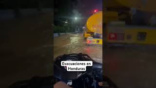 Evacuaciones en Honduras lluvia [upl. by Erelia]