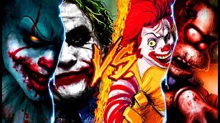 PENNYWISE amp JOKER VS RONALD MCDONALD amp KRUSTY ║ COMBATES MORTALES DE RAP ║ JAYF FT VARIOS ARTISTAS [upl. by Darreg]