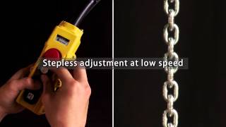 NITCHI BTN1 electric chain hoists PR movie [upl. by Llener]