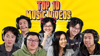 REACTS 1  TOP 10 MV Ranked w Bataa Gremix Altak Nomi Sender Oyuka Saikhanaa [upl. by Haletky785]