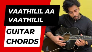 വാതിലിൽ ആ വാതിലിൽ  Vaathilil Aa Vaathilil Guitar Chords  Ustad Hotel  Malayalam Guitar Chords [upl. by Griz]