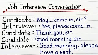 Job Interview Questions And Answers  Interview Questions And Answers In English [upl. by Furie]