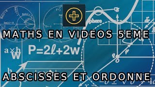 Maths en vidéo 5ème Les abscisse et ordonné [upl. by Nahtnamas625]