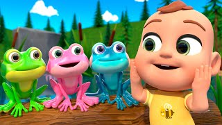 Five Little Speckled Frogs  Lalafun Nursery Rhymes amp Educational Songs for Babies [upl. by Hseyaj821]