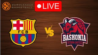 🔴 Live Barcelona vs Baskonia  EuroLeague 20242025  Live Play by Play Scoreboard [upl. by Laehctim]