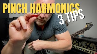 Pinch Harmonics Guitar Tutorial 3 Tips [upl. by Eserahc]