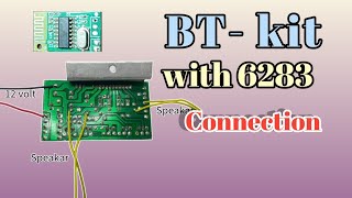 6283 audio board with bluetooth kit connection [upl. by Ellette]