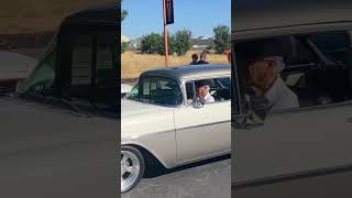 Nonno’s garage  1956 Chevrolet rumbling  hot rods [upl. by Sharl]