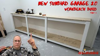 New Sunbird Garage Build  Workbench  Part 6 [upl. by Aramoix]