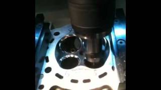 Ducati 848 valve seat cutting [upl. by Laurin]