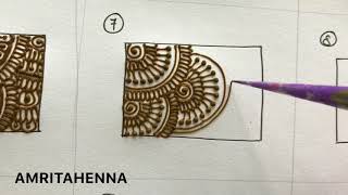 HENNA MEHNDI FOR BEGINNERS  TYPES OF FILLING PATTERNS  BEST ONLINE MEHENDI LEARNING TUTORIAL [upl. by Cassey]