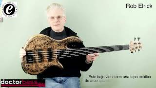 Elrick Gold Series 5 Spalted Maple burl Fretless [upl. by Arinaid]