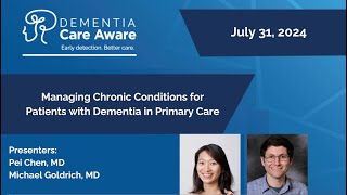 Managing Chronic Conditions for Patients with Dementia in Primary Care [upl. by Acim]