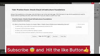 Practice Exam Oracle Cloud Infrastructure Foundations  OCI  Oracle University [upl. by Jenny]