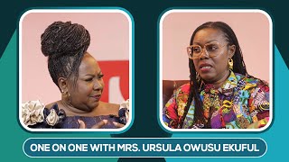 ONE ON ONE WITH MRS URSULA OWUSU EKUFUL  THE WOMAN AND HER POLITICS [upl. by Akaenahs624]