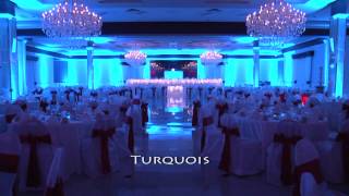 Popular Wedding Reception Uplighting Colors  Pittsburgh DJ Pifemaster [upl. by Pitt]