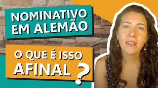 NOMINATIVO em Alemão  O que é isso afinal Ab A2 Nominativ NominativoEmAlemão [upl. by Elora]