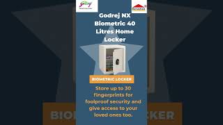 Godrej home locker NX 40 Litre Biometric [upl. by Tnaryb293]