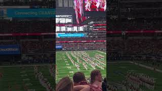 University of Arkansas razorbacks vs Texas AampM university aggies marching band out of state awaygame [upl. by Korie]