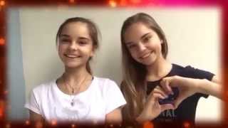 Sisters Averins Dina and Arina Happy Birthday Dear Group2015 [upl. by Huntingdon]