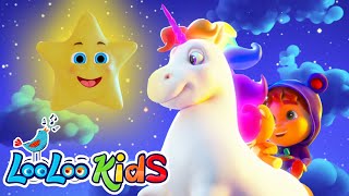 🌟 Twinkle Twinkle Little Star on REPEAT 30 minutes 🌟 Kids Songs  BB Kids Songs   LooLoo Kids [upl. by Uhile482]